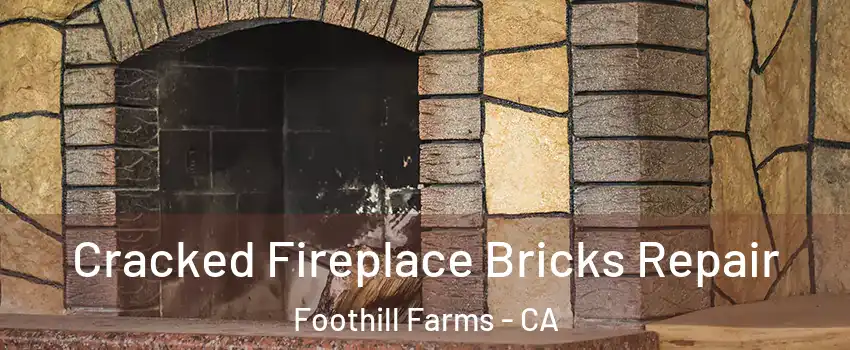  Cracked Fireplace Bricks Repair Foothill Farms - CA