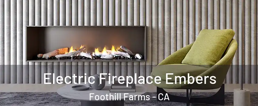  Electric Fireplace Embers Foothill Farms - CA