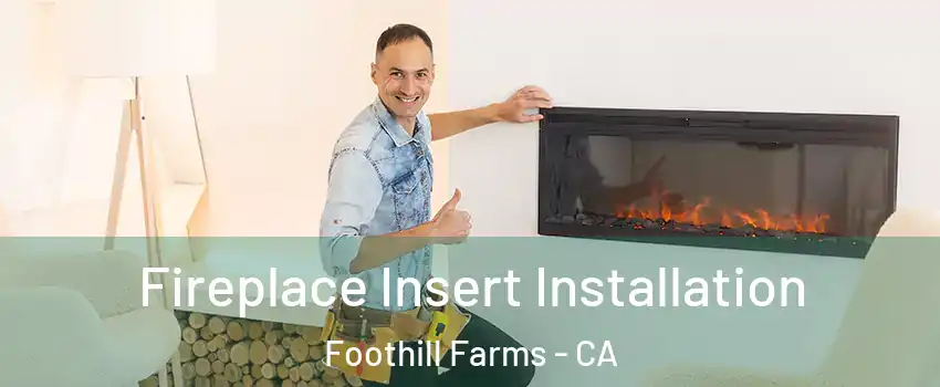  Fireplace Insert Installation Foothill Farms - CA