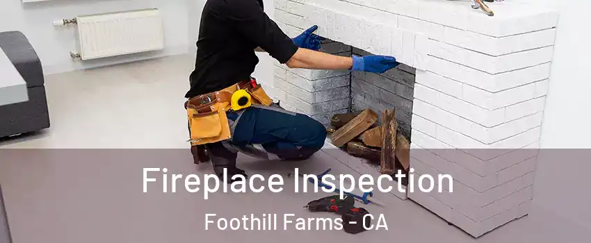  Fireplace Inspection Foothill Farms - CA