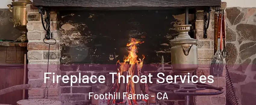  Fireplace Throat Services Foothill Farms - CA