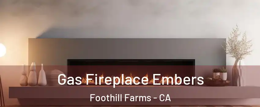  Gas Fireplace Embers Foothill Farms - CA