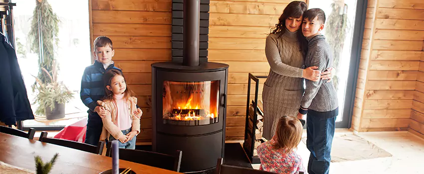 Morso Cast Iron Fireplace Insert Installation in Foothill Farms, California
