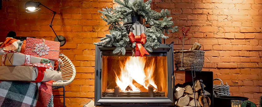 Travis Industries Linear Gas Fireplace Installation in Foothill Farms, California