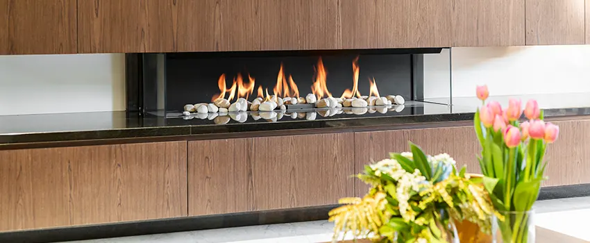 Double-height Fireplace Design Refurbishment in Foothill Farms, California